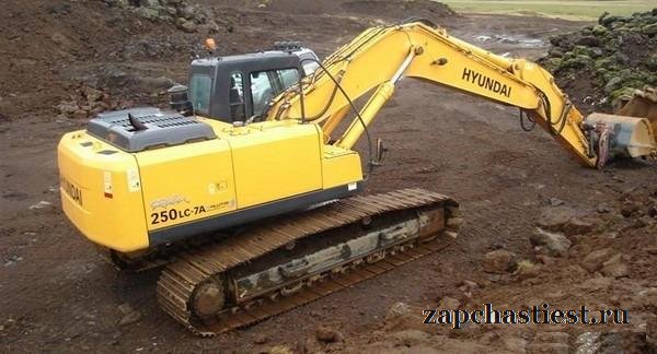Гусеничный экскаватор Hyundai R250LC-7