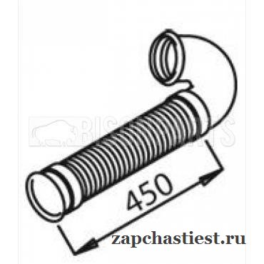 Труба глушителя DAF/Даф 75/85