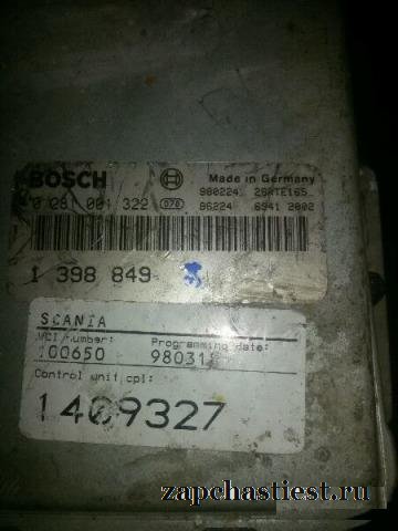 Блок управления двигателем Scania 0281001322