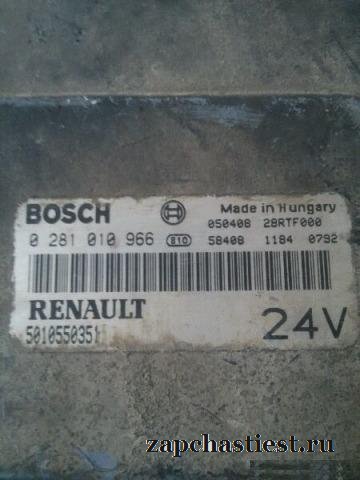 Блок управления двигателем Renault 0281010966