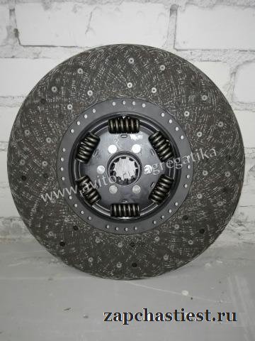 Диск сцепления ведомый Камаз D 395 mm