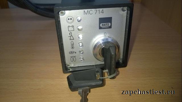 Блок индикации с замком зажигания hatz