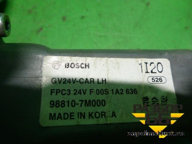Стеклоподъёмник двери левой Hyundai HD-500 с 2010г