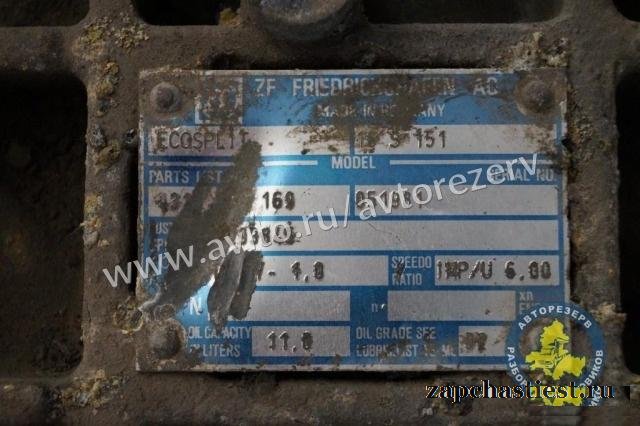 DAF 95 ATI Коробка передач ZF 16 S 151 1992 года