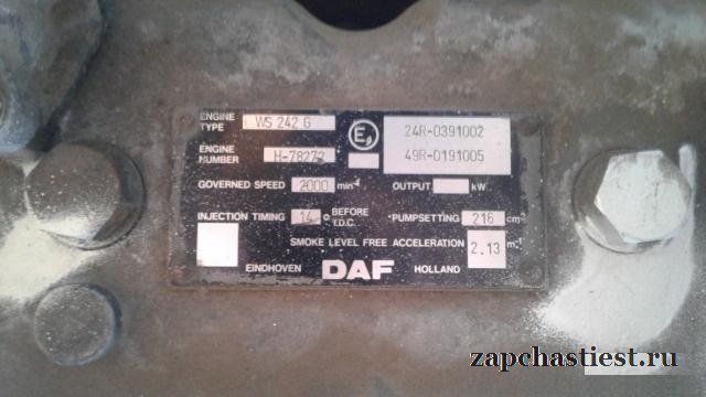 Двигатель даф ати DAF ATI WS 242