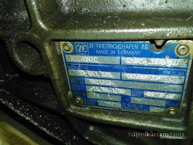 АКПП DAF XF 105.460 2009 год выпуска 12AS2331 TD