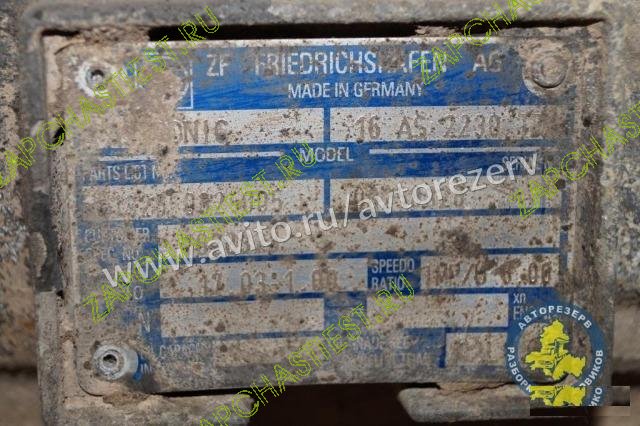 Daf XF кпп ZF 16 AS 2230 TD, 1.00, 2003 года