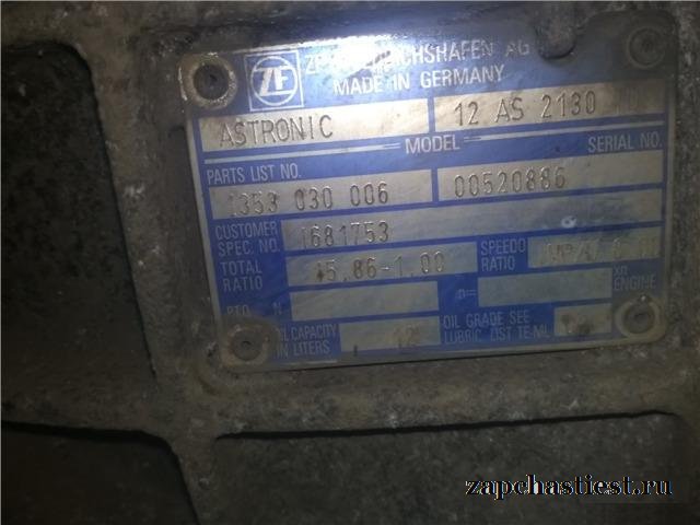 АКПП даф хф 105 12AS2130 контрактная