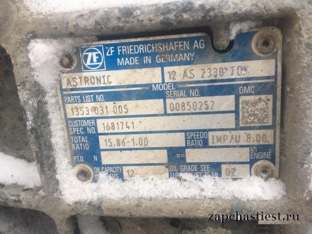 АКПП даф хф 105 12AS2330TD контрактная