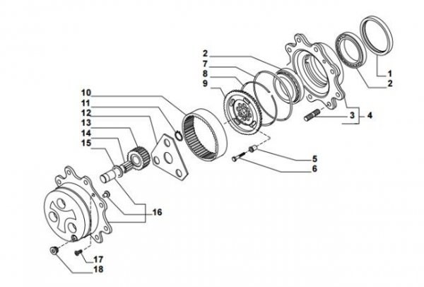 Ступица колеса на Volvo BL 61.71 в Чебоксарах