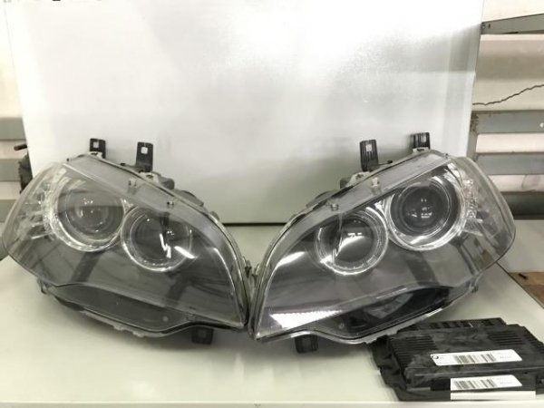 Фары биксенон адаптивные на бмв X5m, X6 E70 E71