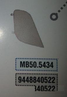 Дефлектор кабины mercedes (9448840522)