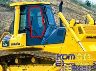 Стекло двери 14Х-911-2221 (Komatsu D155A-3)