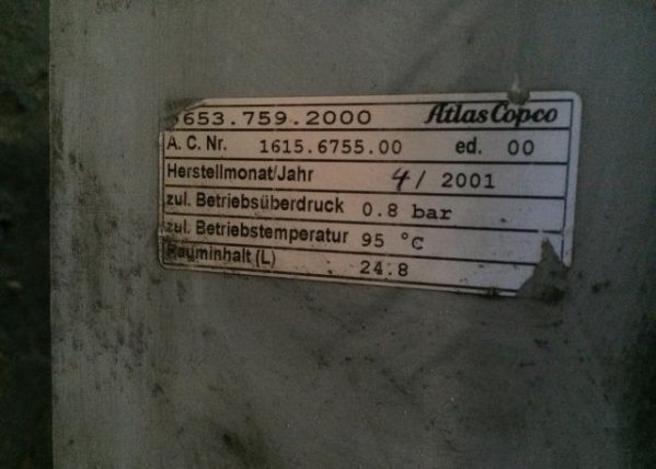 Радиатор охлаждающей жидкости Atlas Copco