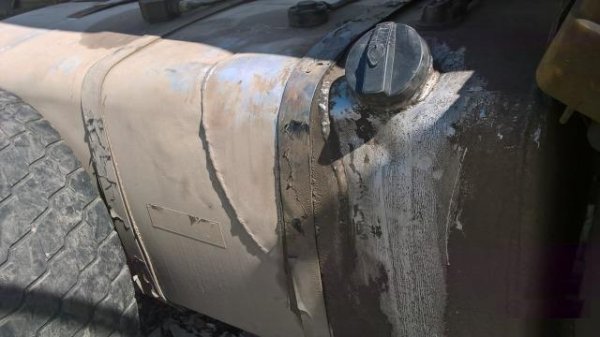 Топливный бак 600л (алюминиевый, стояк, крепления)