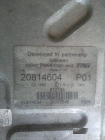 Блок управления двигателем 20814604 D13 Volvo FH