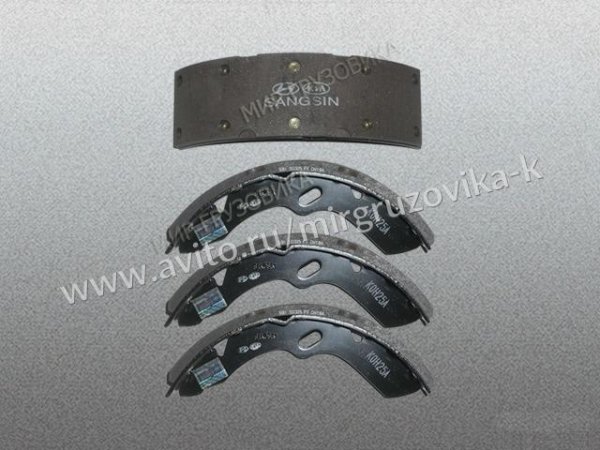 Колодки тормозные Hyundai County HD78 4шт sa014