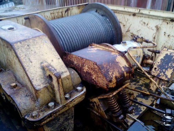 Редуктор с барабаном на автокран 3574