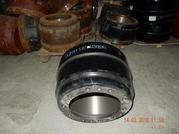 AZ9118340006 Барабан тормозной задний howo A7