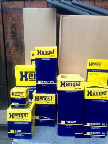 Фильтра Hengst,тормозные колодки,трещетки,насосы и