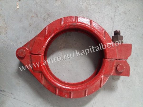 Замок бетоновода DN 150, с болтом, sany, TZA