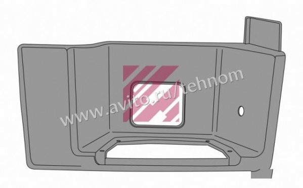 Подножка Ман Тга правая MAN TGA 81.61510-0804