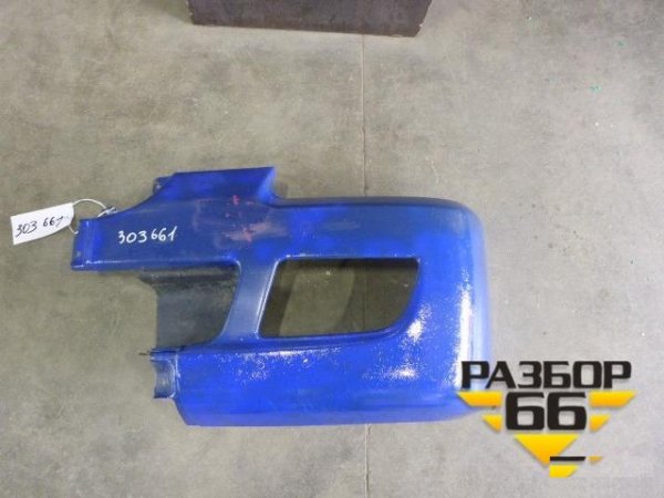Бампер передний левая часть Hyundai HD-500 с 2010г