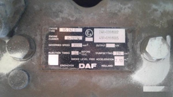 Двигатель даф ати DAF ATI WS 242