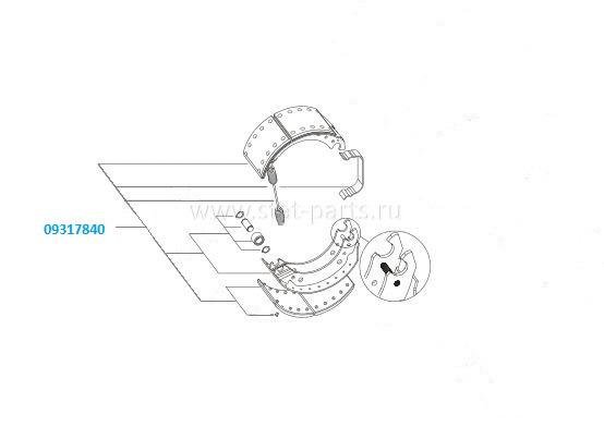 Комплект тормозных колодок Gigant