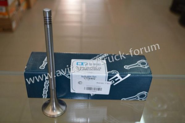 Клапан выпускной 41x10x171.5 Scania